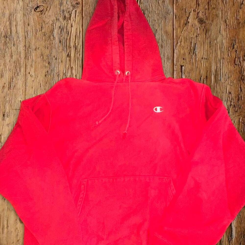 Champion mens large red pullover
